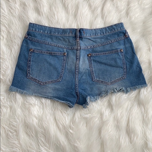 Free People | Moroccan Patch Denim Shorts - Picture 4 of 6